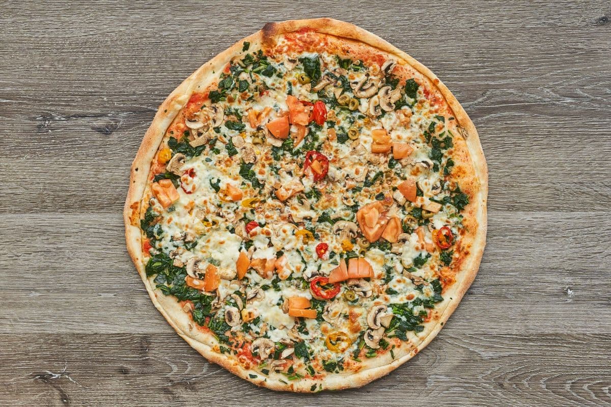 12. 18" Vegetarian Pizza