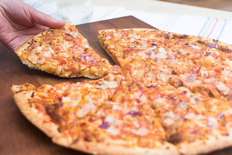 Butter Chicken Pizza