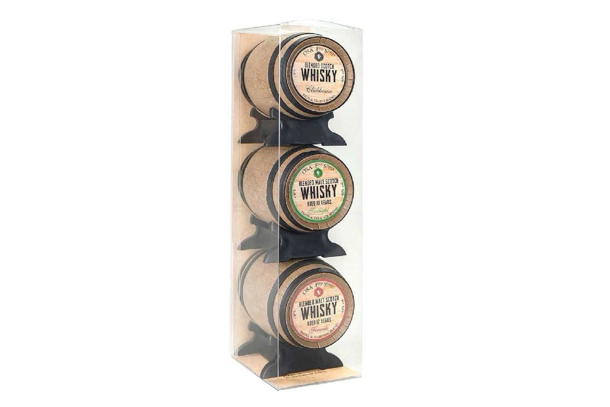 Clubhouse Malt Whisky Mini-Barrel Set (3 x 50ml)