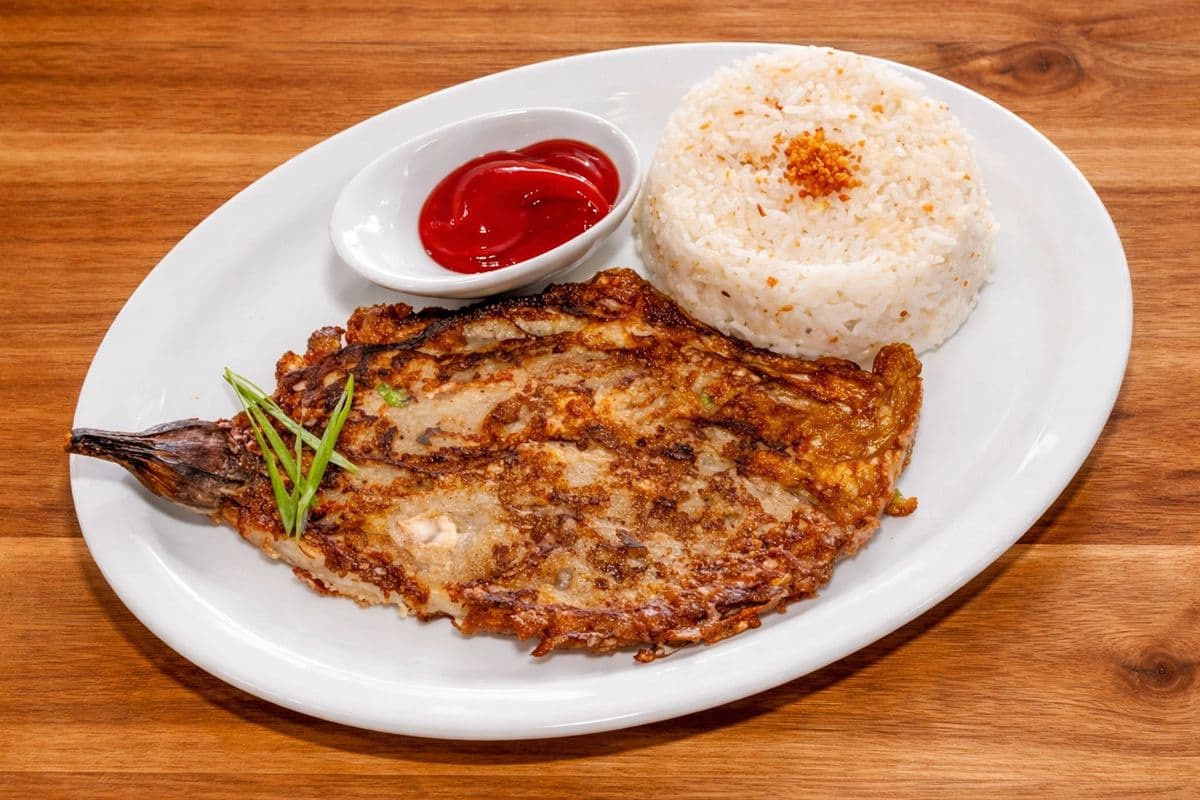 Tortang Talong w/ Fried Rice