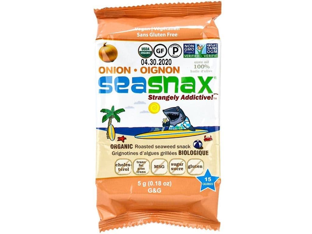SEASNAX SEAWEED SNACK ONION 5G