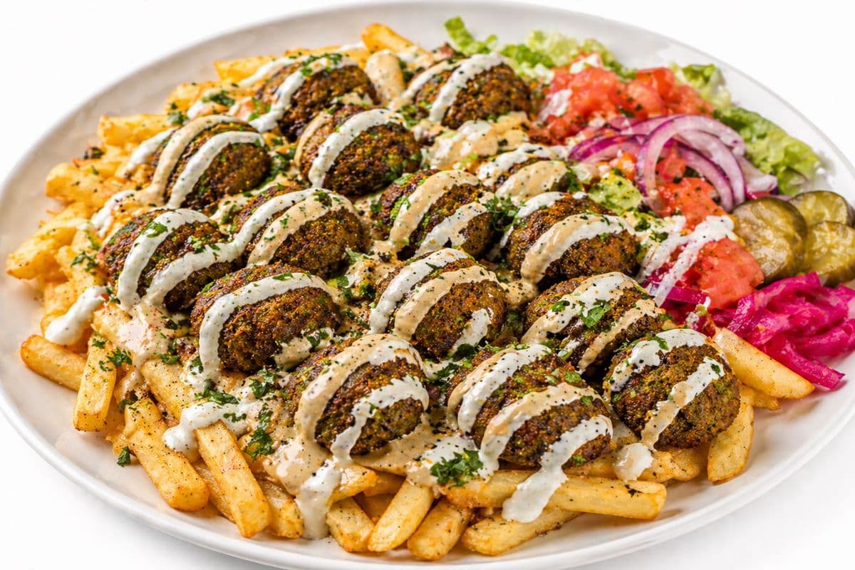 Falafel on the Fries