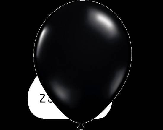 11" Latex Balloon - Black (Qty-1)