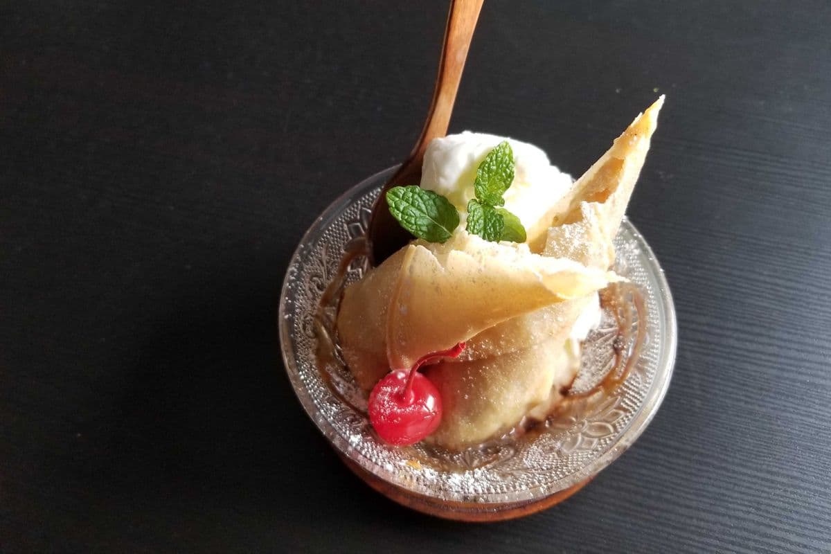 FBI (Fried Banana with Ice cream)