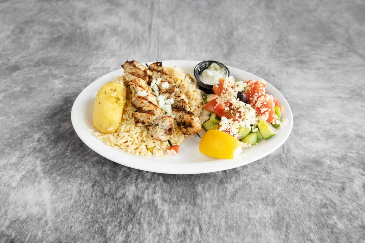Chicken Souvlaki (2 Skewers)