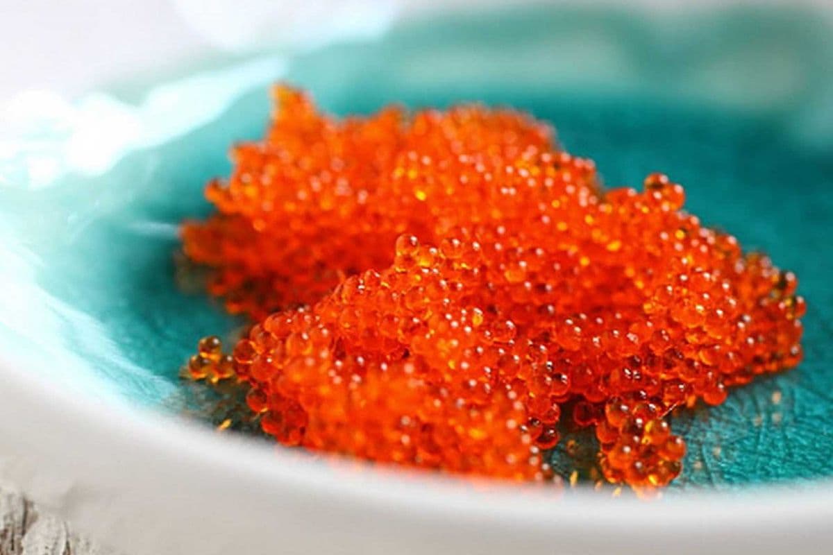 Tobiko on top