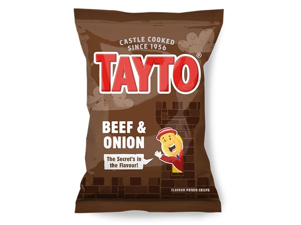Tayto Beef and Onion Irish Crisps 32.5g 