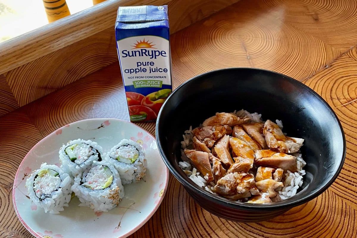 Kids Chicken Teriyaki Don Combo ◎