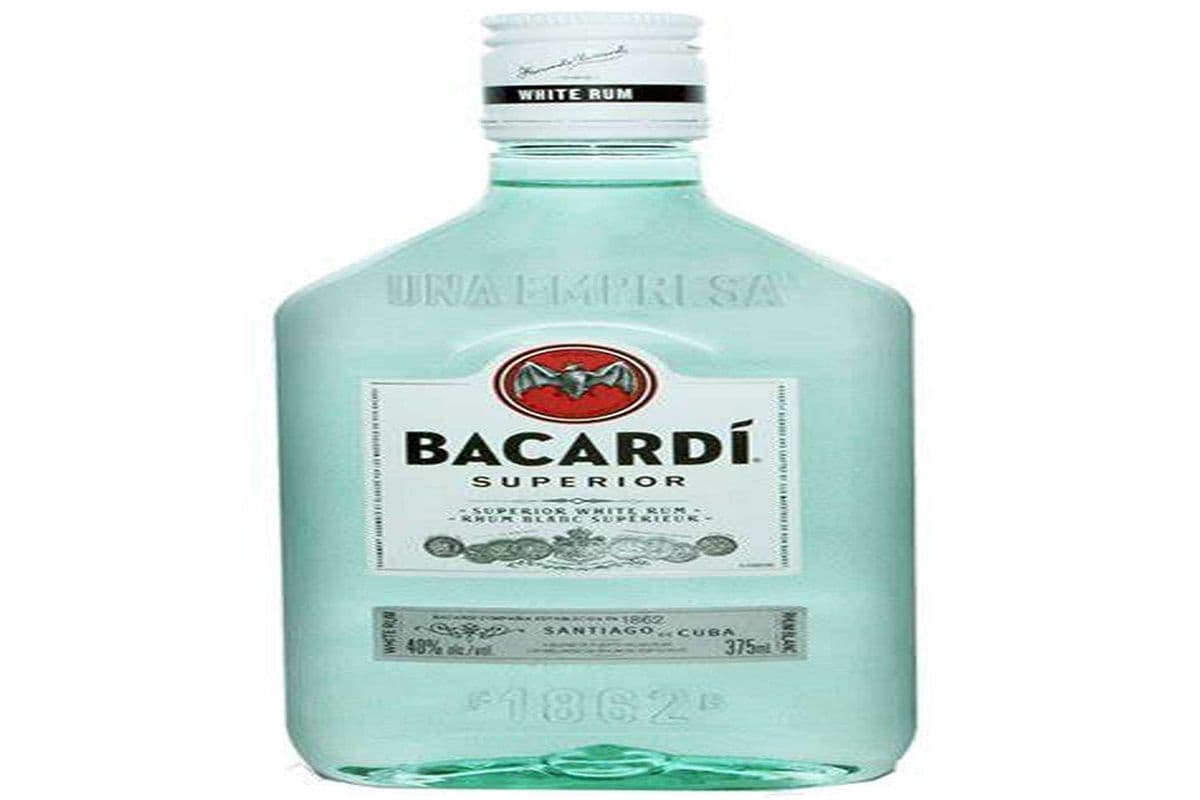 Bacardi White Rum (1 x 375 ml)