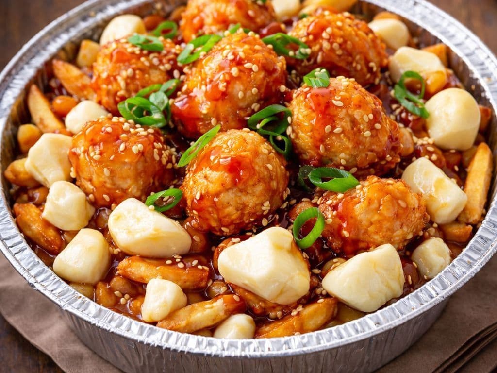 POUTINE POULET THAI