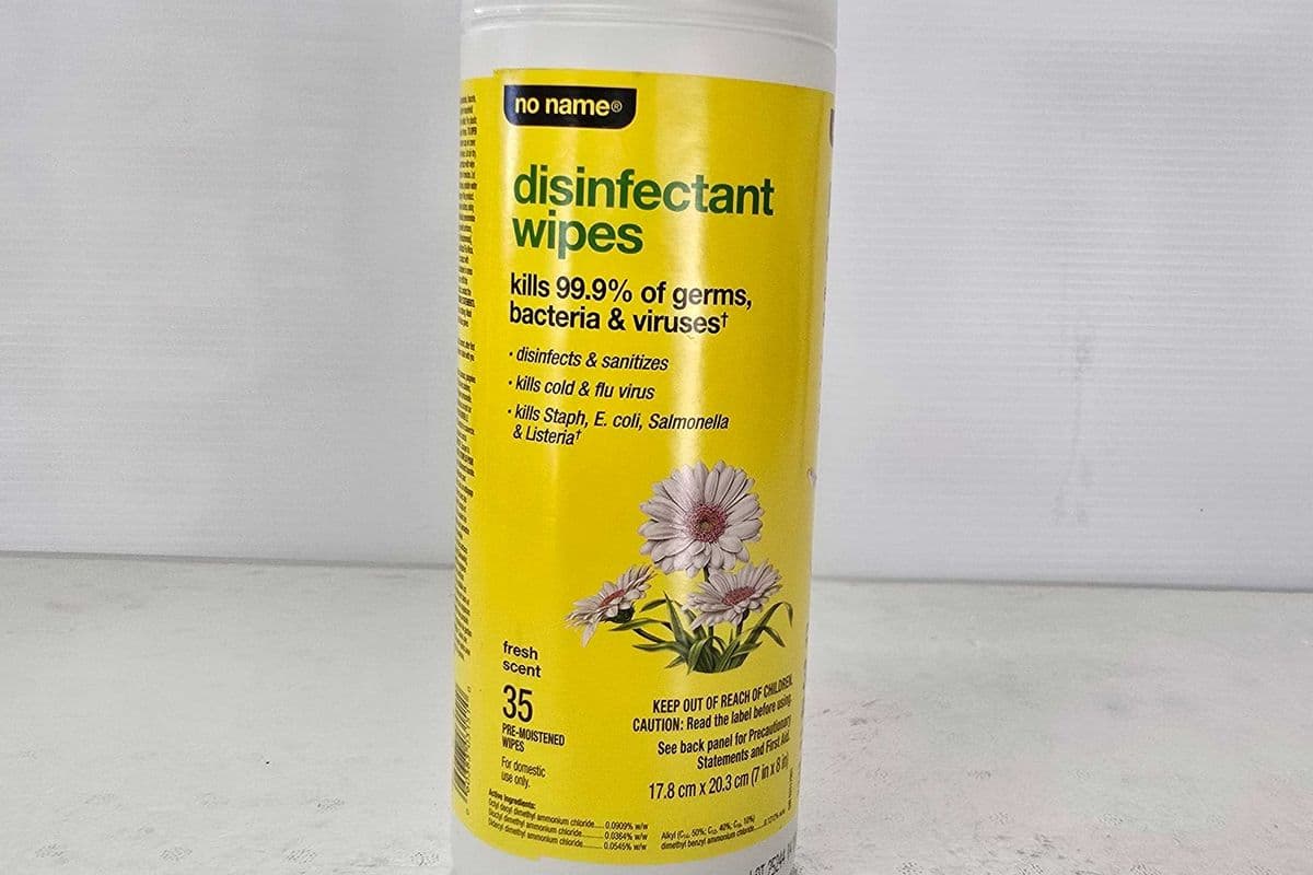 No name disinfectant fresh scent wipes (35 wet wipes )