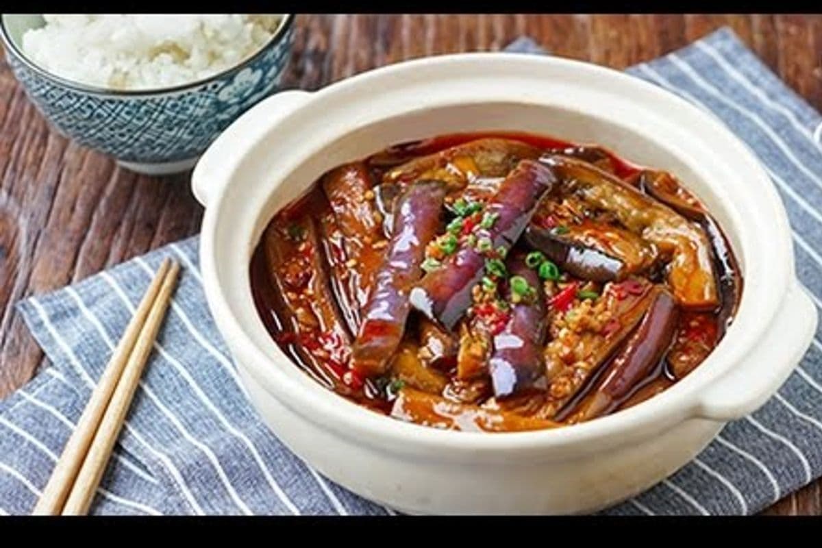 147. Braised Eggplant with Spicy and Sweet Sauce🌶️