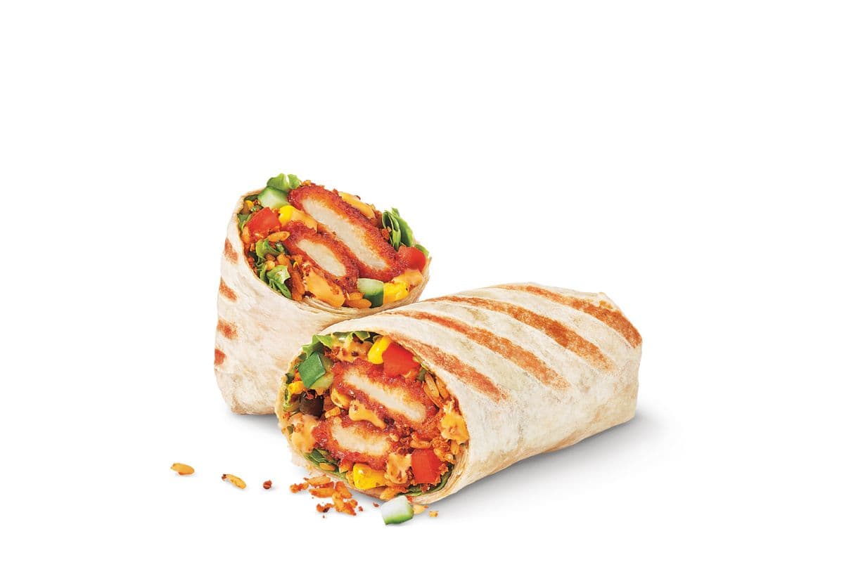 BBQ Slow-Cooked Chicken Loaded Wrap with Cheese