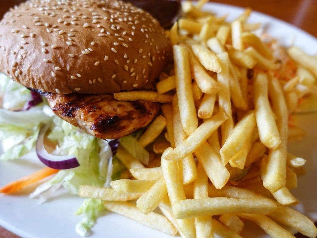 Chicken Burger Combo