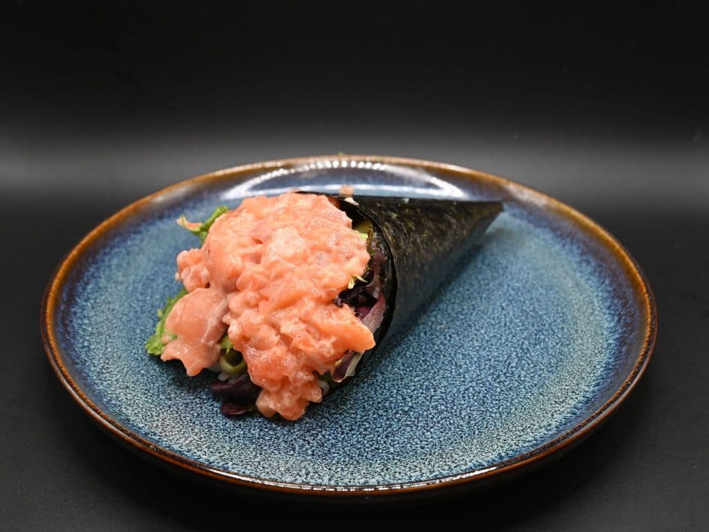 Spicy Salmon Cone