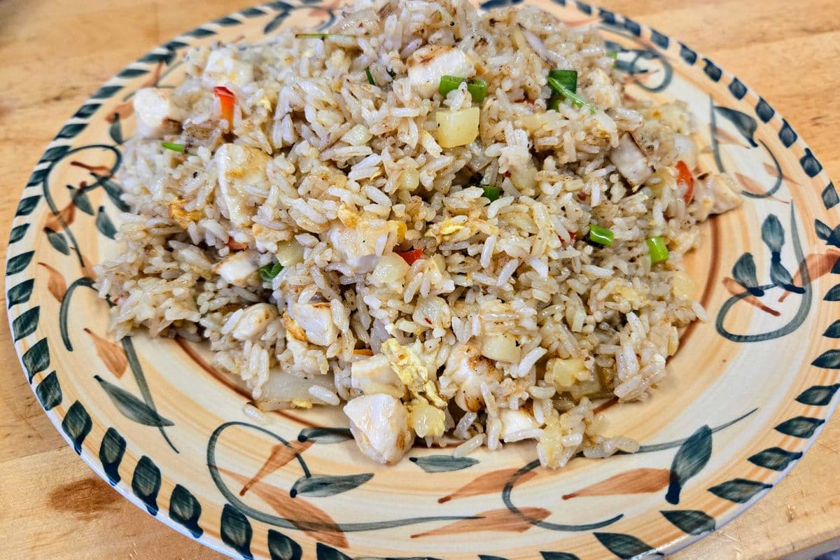 44C. Pineapple and Chicken Fried Rice