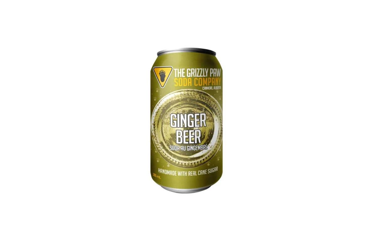 GRIZZLY PAW GINGER BEER SODA 6 Pack (355ml)