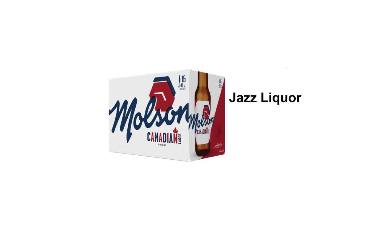 MOLSON CANADIAN 15 BOTTLES (1 x 15×341ML)