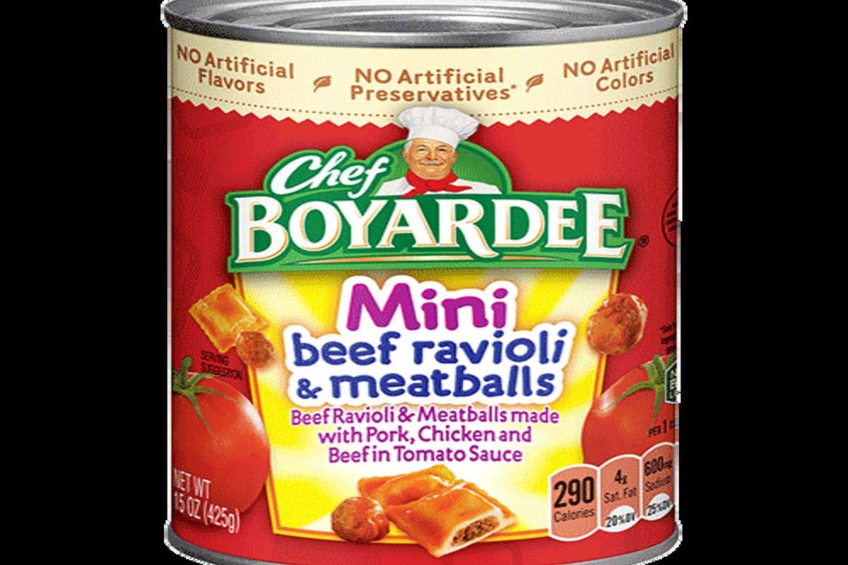Chef Boyardee Mini Beef ravioli & Meatballs 425 g