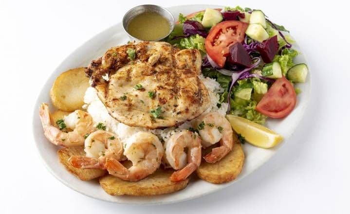 Pollo y Camarones