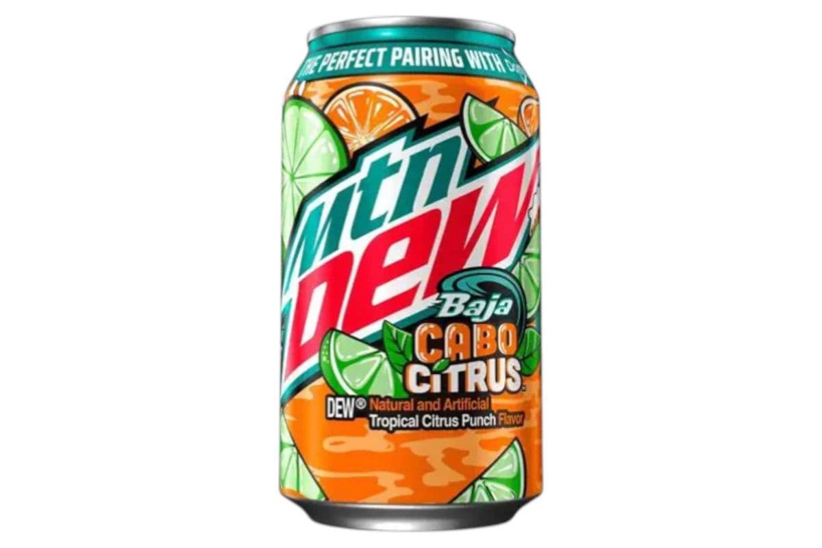 Mountain Dew Baja Cabo Citrus (355ml) (170 Cal)