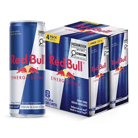 Red Bull Energy Drink - 250ml (4 pack) (was $18.09)