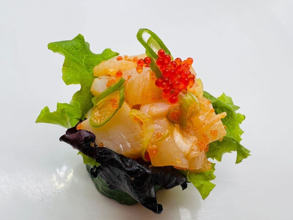 13S HOTATEGAI EPICE Petoncle Epice / Spicy Scallop Sashimis (1MCX Sans Riz / Without Rice)