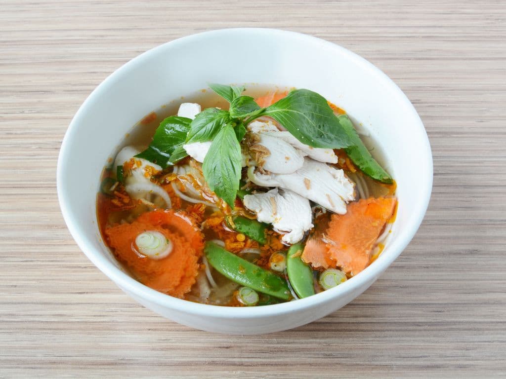 48. Spicy w Chicken & Snap Peas