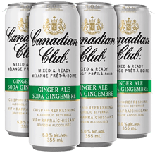 Canadian Club & Ginger Ale 4 can (4 x 355 ml)