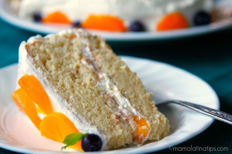Tres Leches Cake Slice