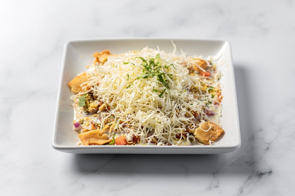 Cheese Samosa Chaat
