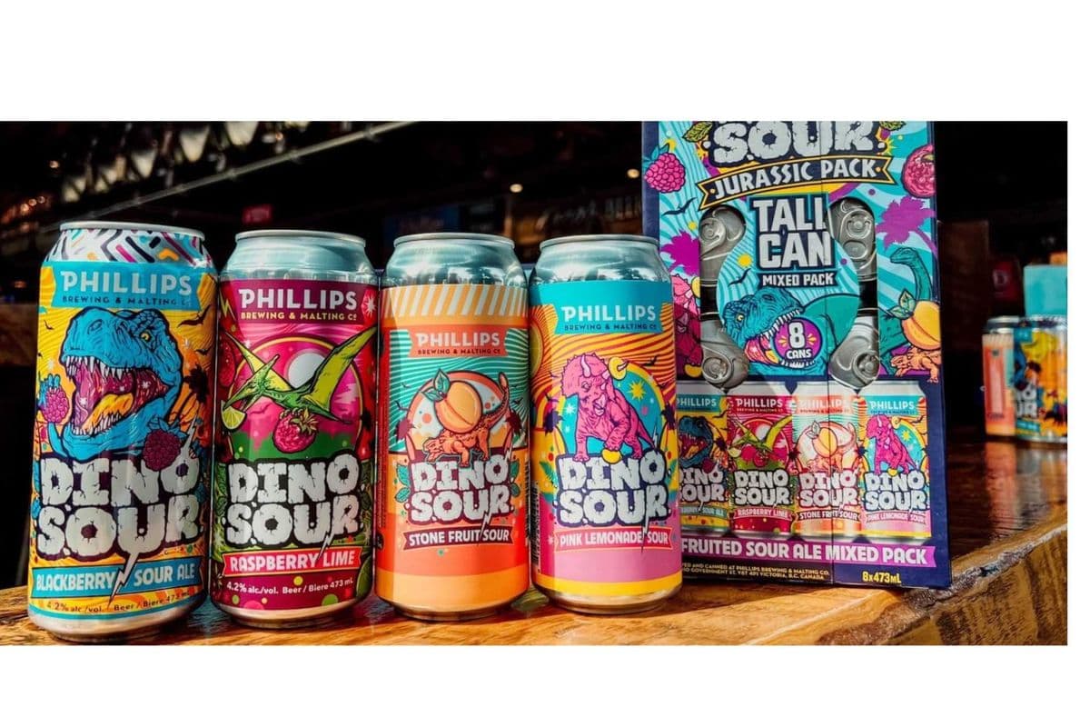PHILLIPS DINOSOUR JURASSIC MIX PACK (8 x 473ml)
