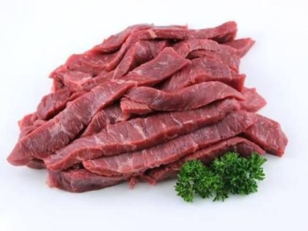 LOCAL GRASS FED Natural beef stir fry grass fed 1lb (LOCAL BC MEAT)