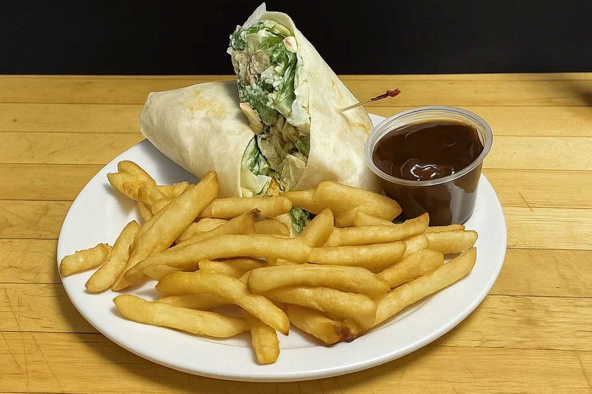 Buffalo Chicken Caesar Wrap