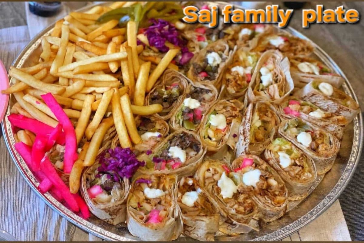 Family Saj plate Chicken