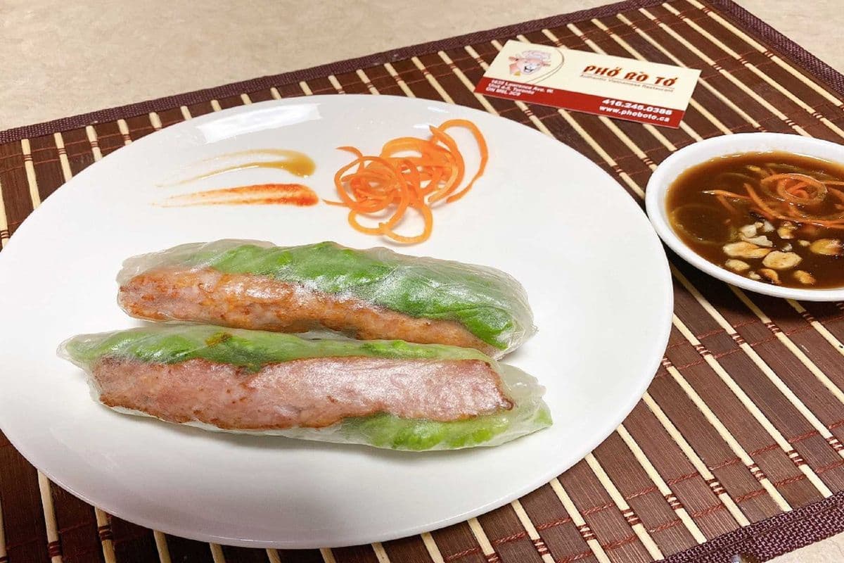 A7. Grilled marinated minced pork rolls.