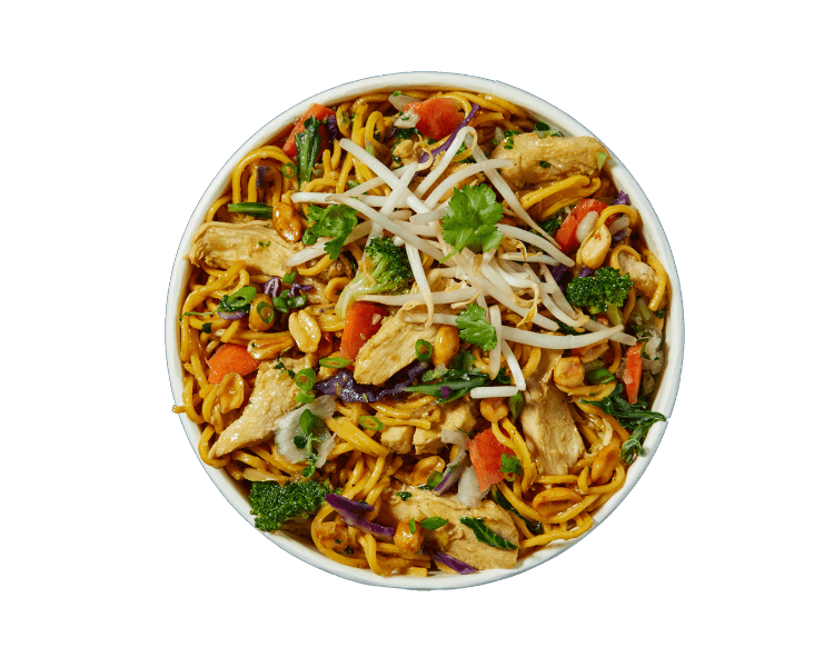 Thai Style Chow Mein Box - GF - Organic Tofu - V/GF