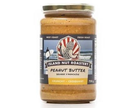 ISLAND NUT ROASTERY PEANUT BUTTER CRUNCHY 750G