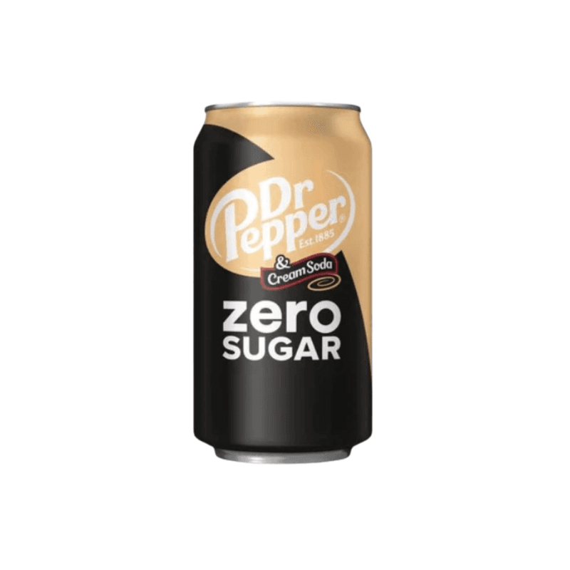 Dr Pepper Cream Soda Zero Sugar – USA (355ml)