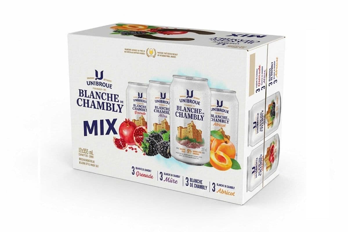 146220. UNIBROUE BLANCHE DE CHAMBLY MIX PACK (12 x 355ML (CANS))