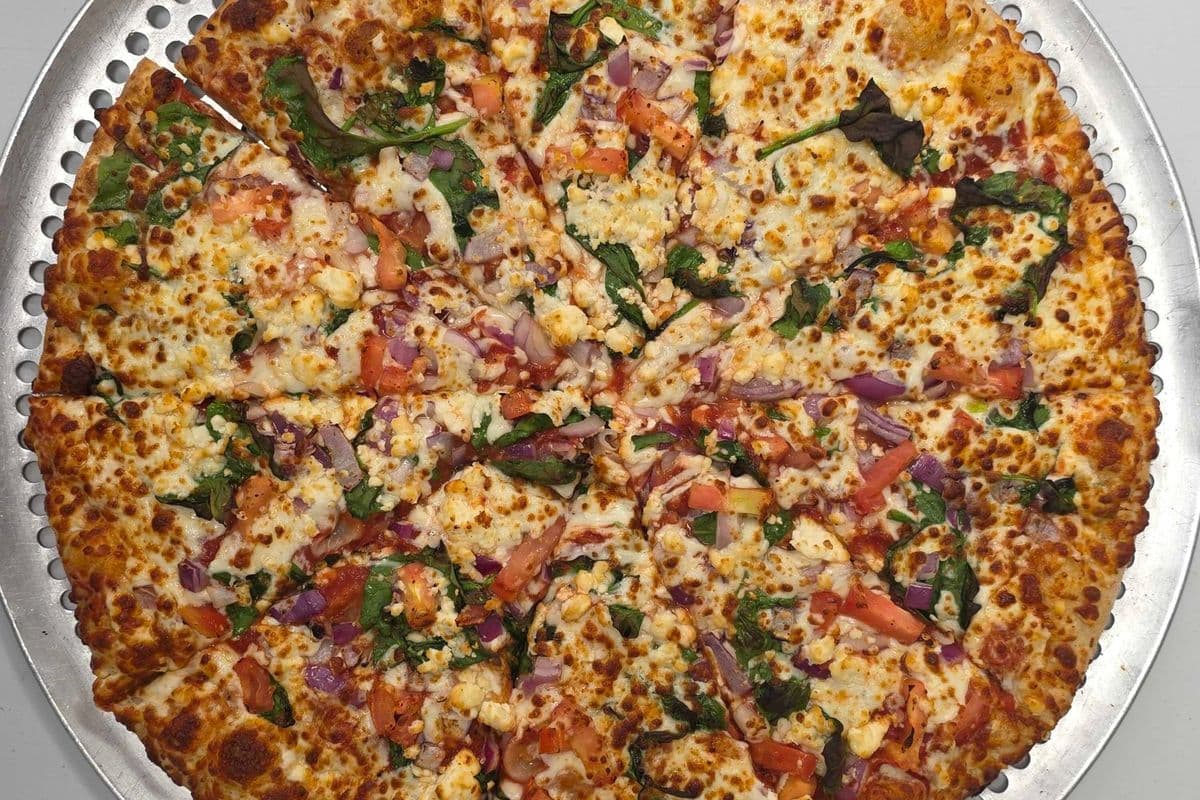 16" X-Large Spinach Pizza