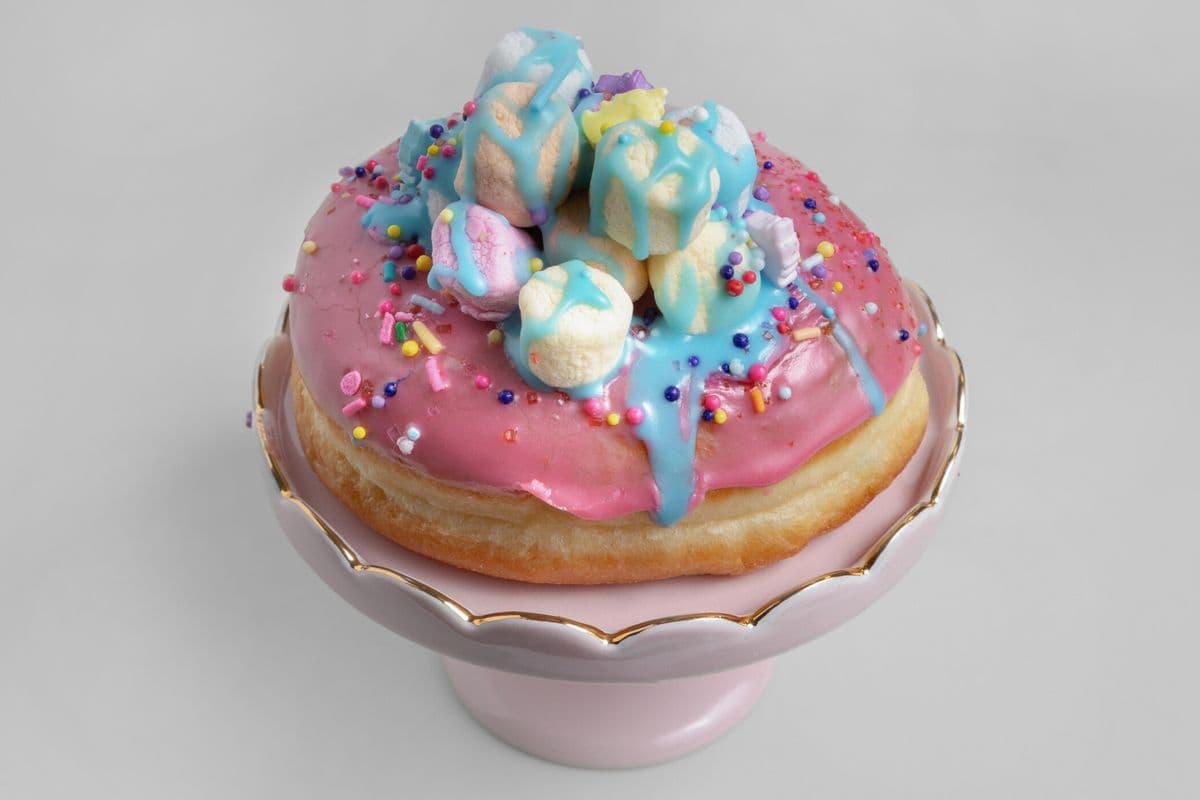 Pink Unicorn Donut
