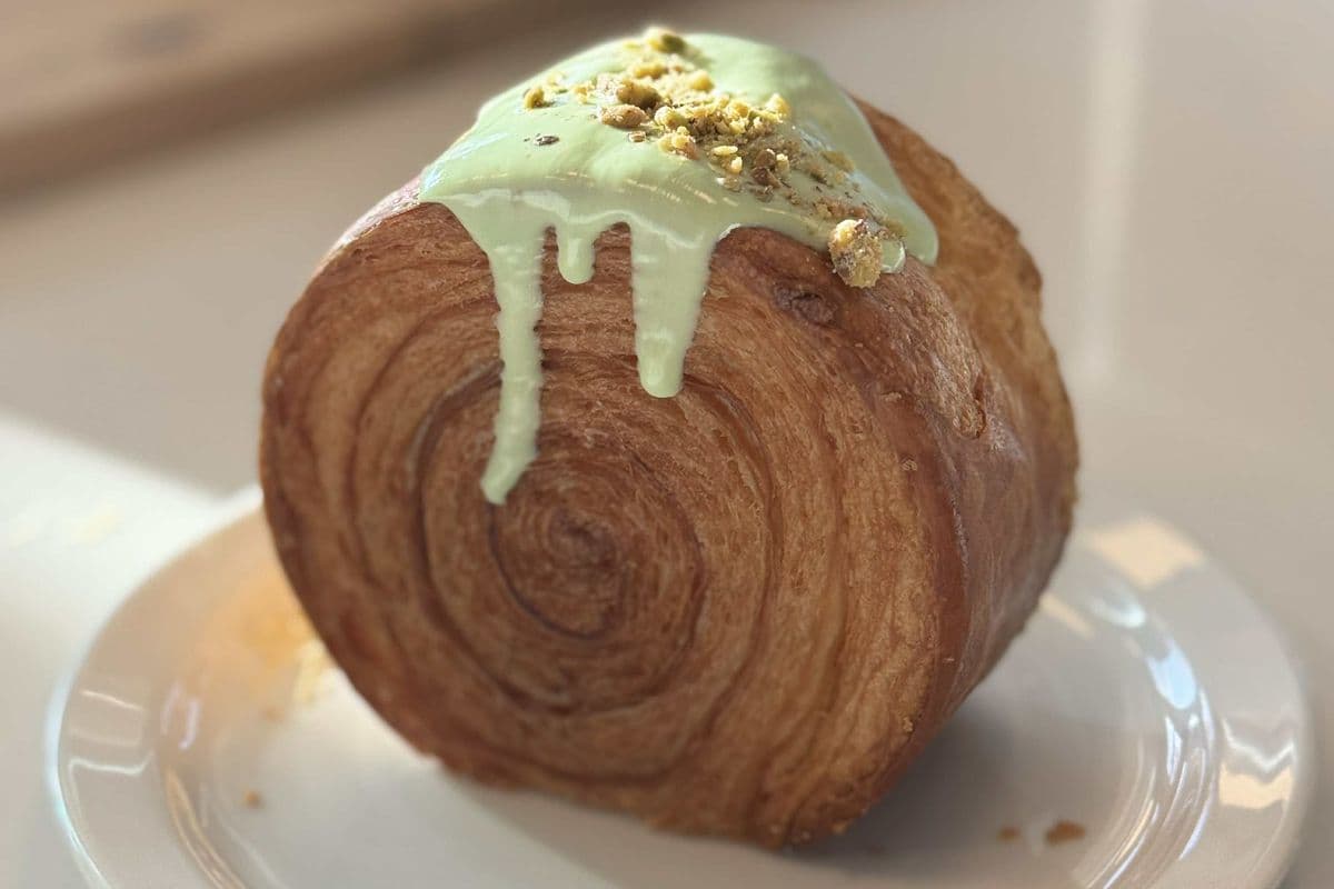 Pistachio Raspberry Croissant