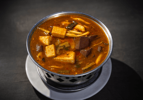 ⭐NEW⭐Pork Blood, Intestine and Stinky Tofu w/ Chili Peppercorn Sauce🌶 / ⭐NEW⭐五更腸旺臭豆腐🌶