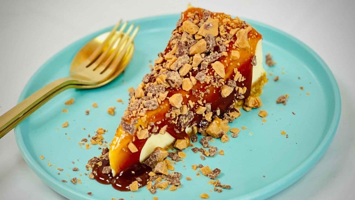 Skor Cheesecake Slice
