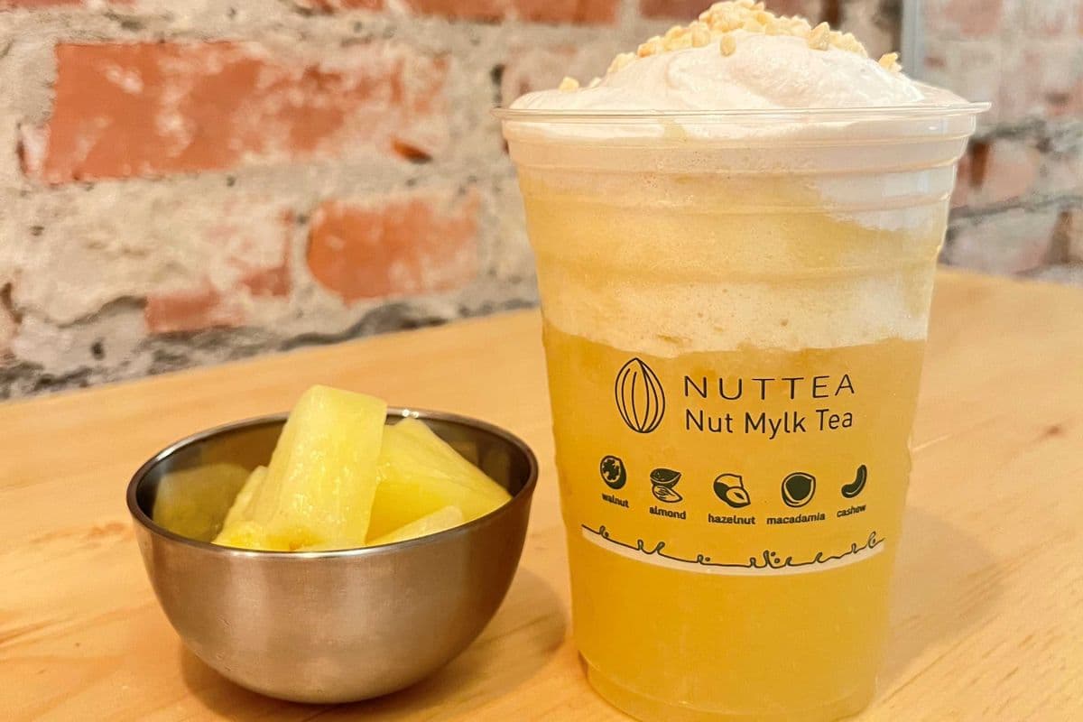Pineapple Tea with Nut Cream (Cold Only)