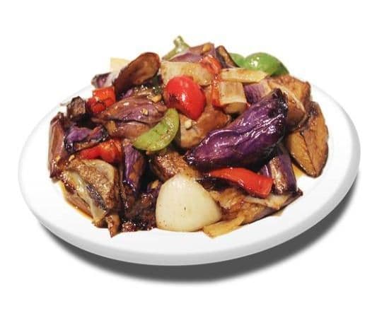 38a. Delicieux aubergines avec riz / Delicious Eggplant with Rice/招牌茄子
