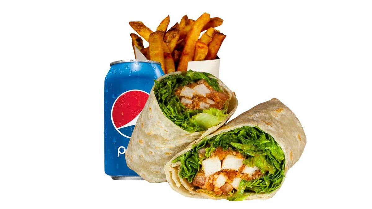 Spicy Chicken Wrap Combo