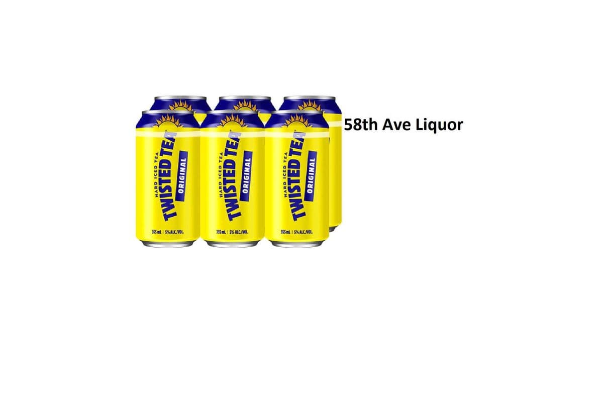 TWISTED TEA ORIGINAL HARD ICED TEA CANS (1 x 6x355ML)