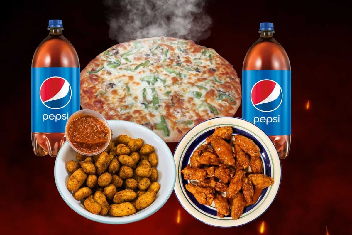 Perfect Combo Deal w/ Pop Curd /Wings Medium